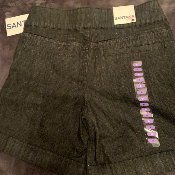 NWT Santana Denim Black Shorts - Picture 2 of 3